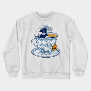 The Great Kanagawa Tea Crewneck Sweatshirt